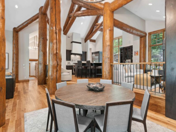 Ski in via Bedstraw and shuttle out Bachelors Gulch Residence
